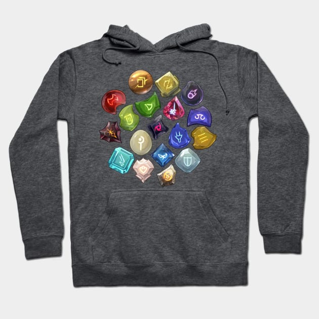 Soulstones Hoodie by Carrion Beast